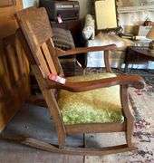 Early Tiger Oak Rocker