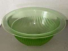 Green Depression Mixing Bowl