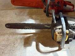 Husqvarna 235 & McCulloch Mac 3818 Gas Powered Chainsaws