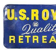 U.S. Royal Quality Retreads Metal Sign