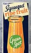 Green Spot Orangeade 5 Cent Metal Sign
