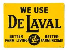 DeLaval Milkers Metal Sign
