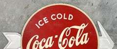 Kay Coca-Cola "Ice Cold Coca-Cola" with Arrow Display