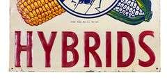 Stull Hybrids Seed Corn Metal Dealer Sign