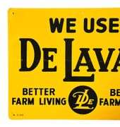 DeLaval Milkers Metal Sign