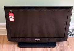 Sanyo 25" Flatscreen TV with Apple TV Box