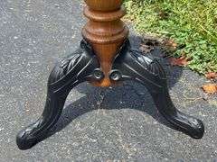 Early Stool with Cast Iron Legs