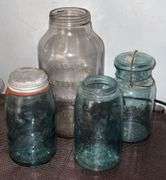 Horlick's Malted Milk Jar & Blue Canners