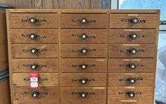 27-Drawer Wooden Organizer