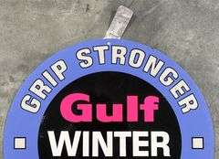 Gulf Winter Tires Metal Dealer Display