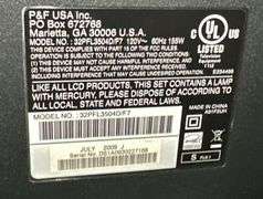 Philips 31" Flatscreen TV