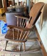 Vintage Rocker & Occasional Table
