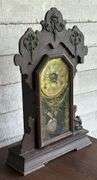 Early Seth Thomas Oak Kitchen Clock
