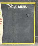 Teem Lemon & Lime Metal Menu Board