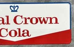 Royal Crown Cola Metal Sign