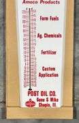 Standard Amoco Products Agricultural Related Metal Thermometer