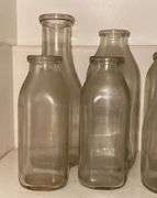 Early Glass Milk Bottles