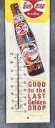 1963 Sun Drop Golden Cola Metal Thermometer