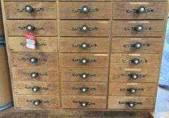 27-Drawer Wooden Organizer