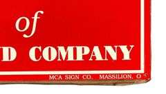Willys Overland Company Whippet Metal Auto Sign