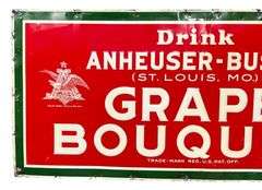 Drink Anheuser-Busch Grape Bouquet Metal Sign