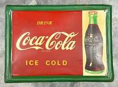 Coca-Cola "Ice Cold" Metal Sign