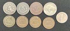 Early Dimes, Nickels & Pennies