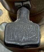 Early Cast Iron Ornate Floor Mounting Reading Lamp