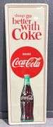 Coca-Cola "Things Go Better with Coke" Metal Sign