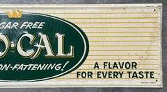 No-Cal Sugar Free Soda Metal Sign