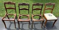 Matching Hand Carved Dining Chairs