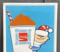 1969 Coca-Cola "Frozen" Metal Sign