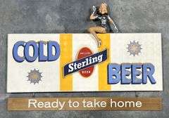 Sterling Beer Hanging Sign