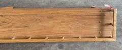 Oak Wall Mounted Display Shelf