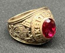 1973 SCHS 10K Gold Men's Class Ring