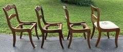 Matching Hand Carved Dining Chairs