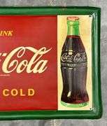Coca-Cola "Ice Cold" Metal Sign