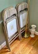 Folding Chairs, Office Chair & Lamp
