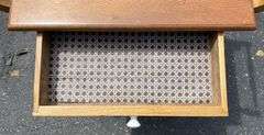 Early Oak Wash Stand with Drawer