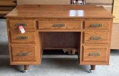 Schmidt Cabinets Oak Desk