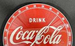 Coca-Cola "Sign of Good Taste" Round Thermometer