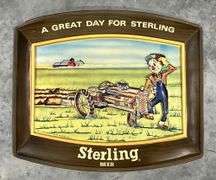 1977 Sterling Beer Vac-U-Form Sign
