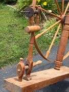 Early Primitive Spinning Wheel