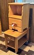 Solid Oak End Tables