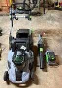 EGO 56V Cordless LM2100 Lawn Mower & LV5300 Blower