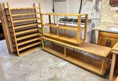 Wooden Display Shelves