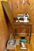 Singer 248 Sewing Machine with Cabinet