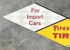 Firestone Tires Masonite Dealer Display