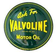 Ask For Valvoline Motor Oil Metal Button Sign