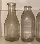 Early Glass Milk Bottles